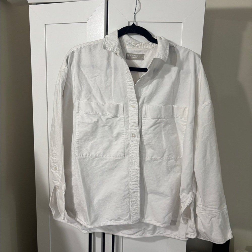 Everlane Organic Cotton Shirt in Cream